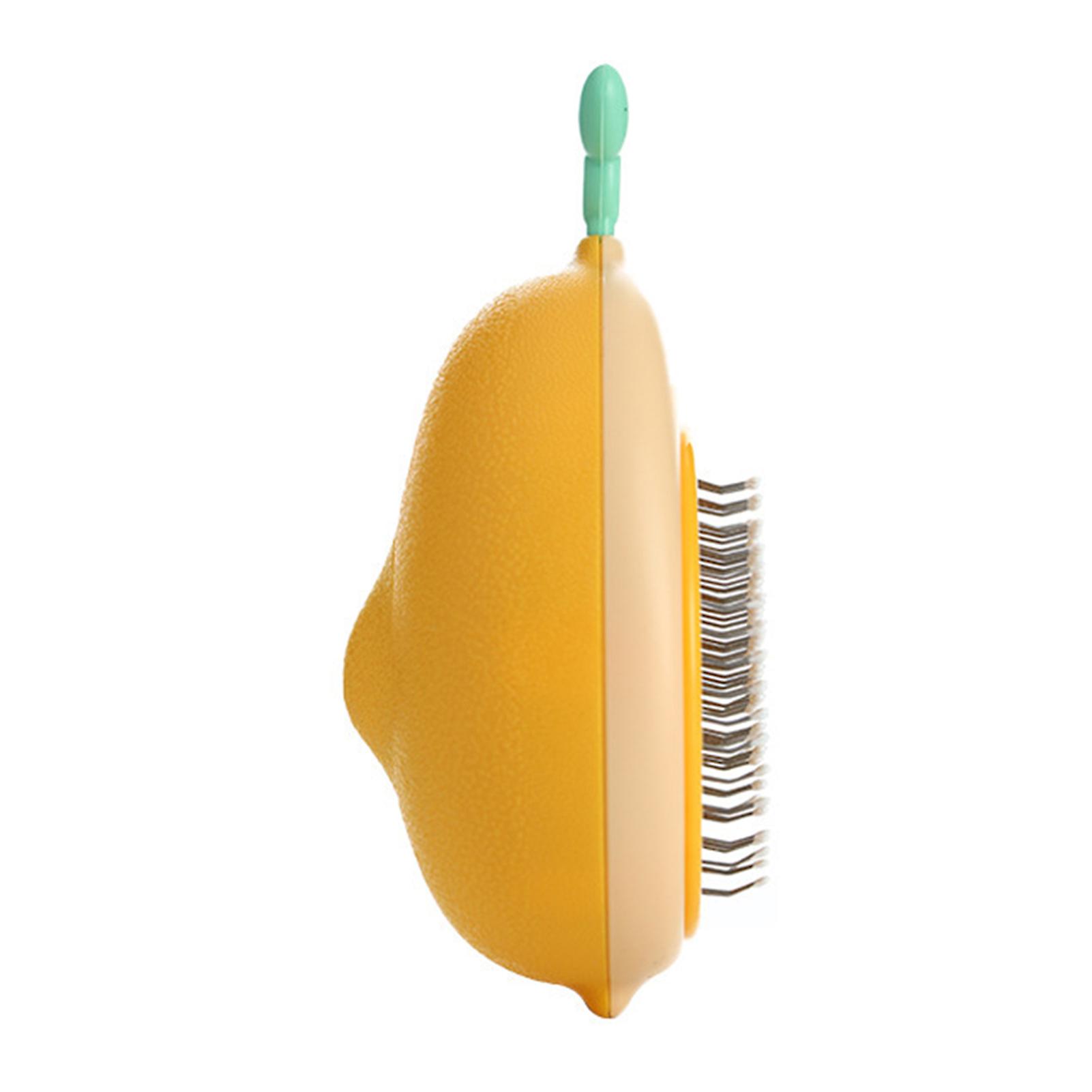 Avocado Shape Pet Hair Removal Comb Elastic Wide Applications Comb for Pet Bunny Cat