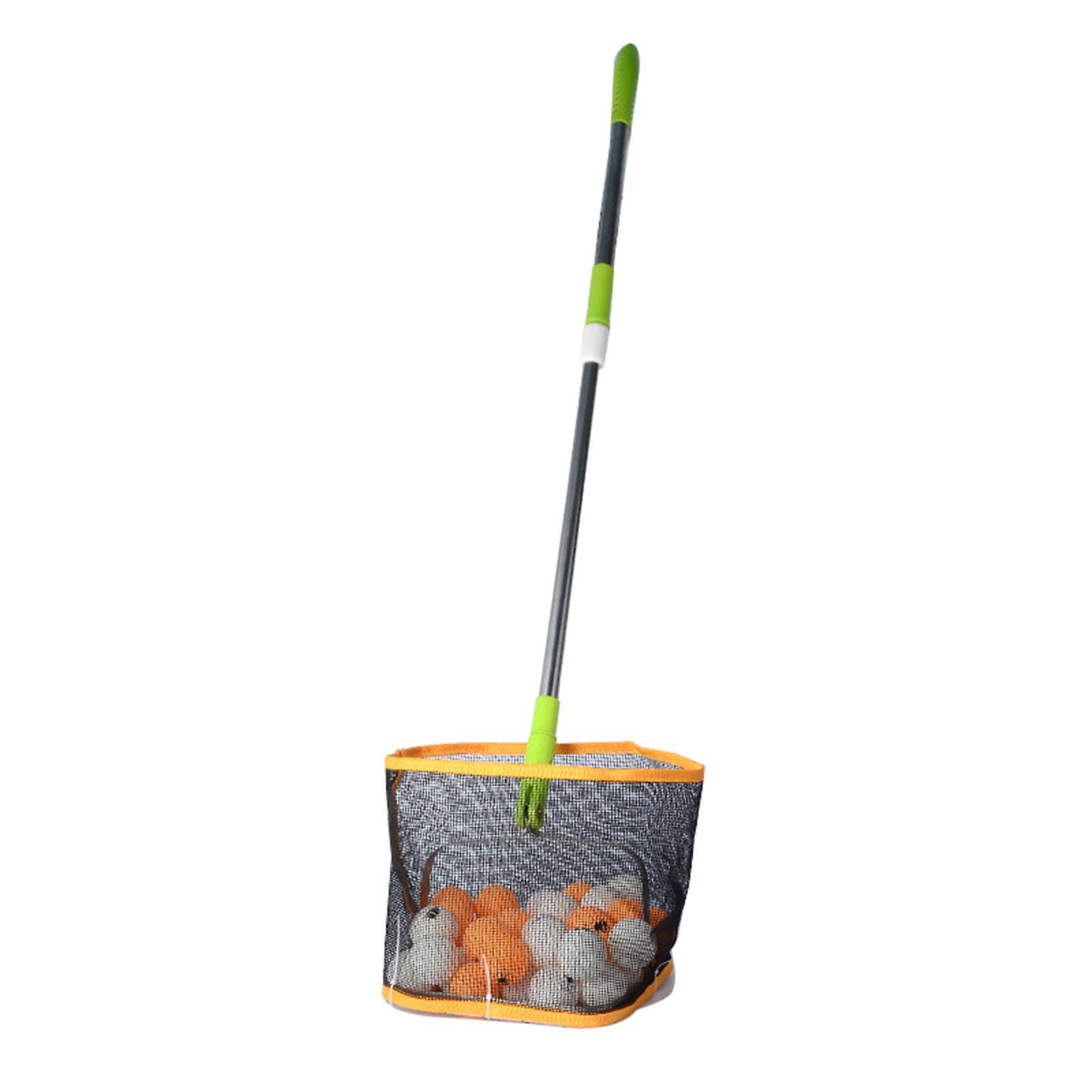 Ball Picker Collector Picking Net Storage Bag Container for Storage Balls Yellow