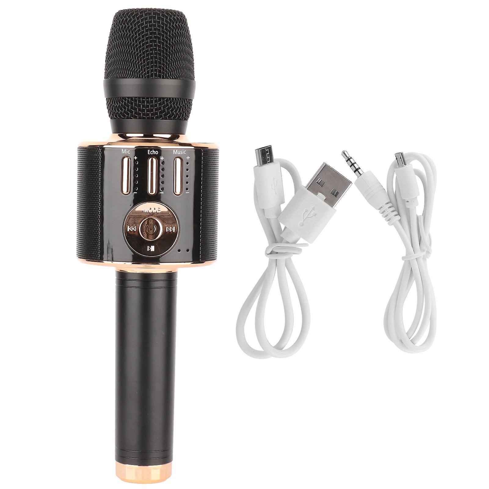 Bluetooth Microphone Wireless Karaoke Machine Handheld Portable Karaoke Mic Speaker