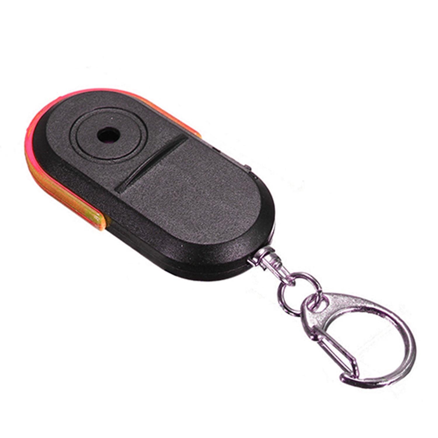 Renikh Key Finder Wireless Anti-lost Compact Voice Control LED Smart Locator for Wallet Car
