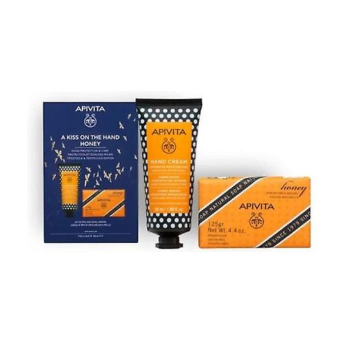Pack A Kiss on the hand protection and hand care with Honey 50ml + 125g
