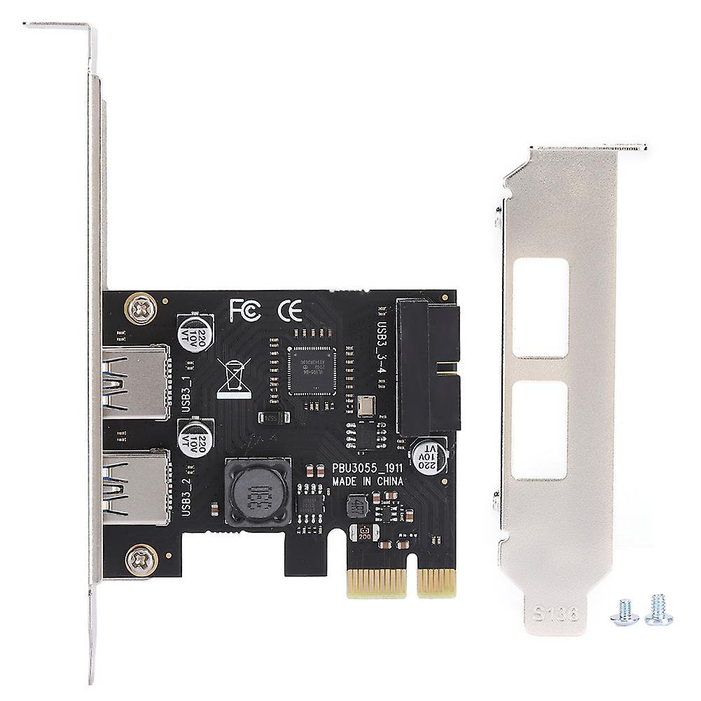 Riser Card PCI E to USB3.0 Desktop Computer Accessory with Front 19 / 20PIN Interface
