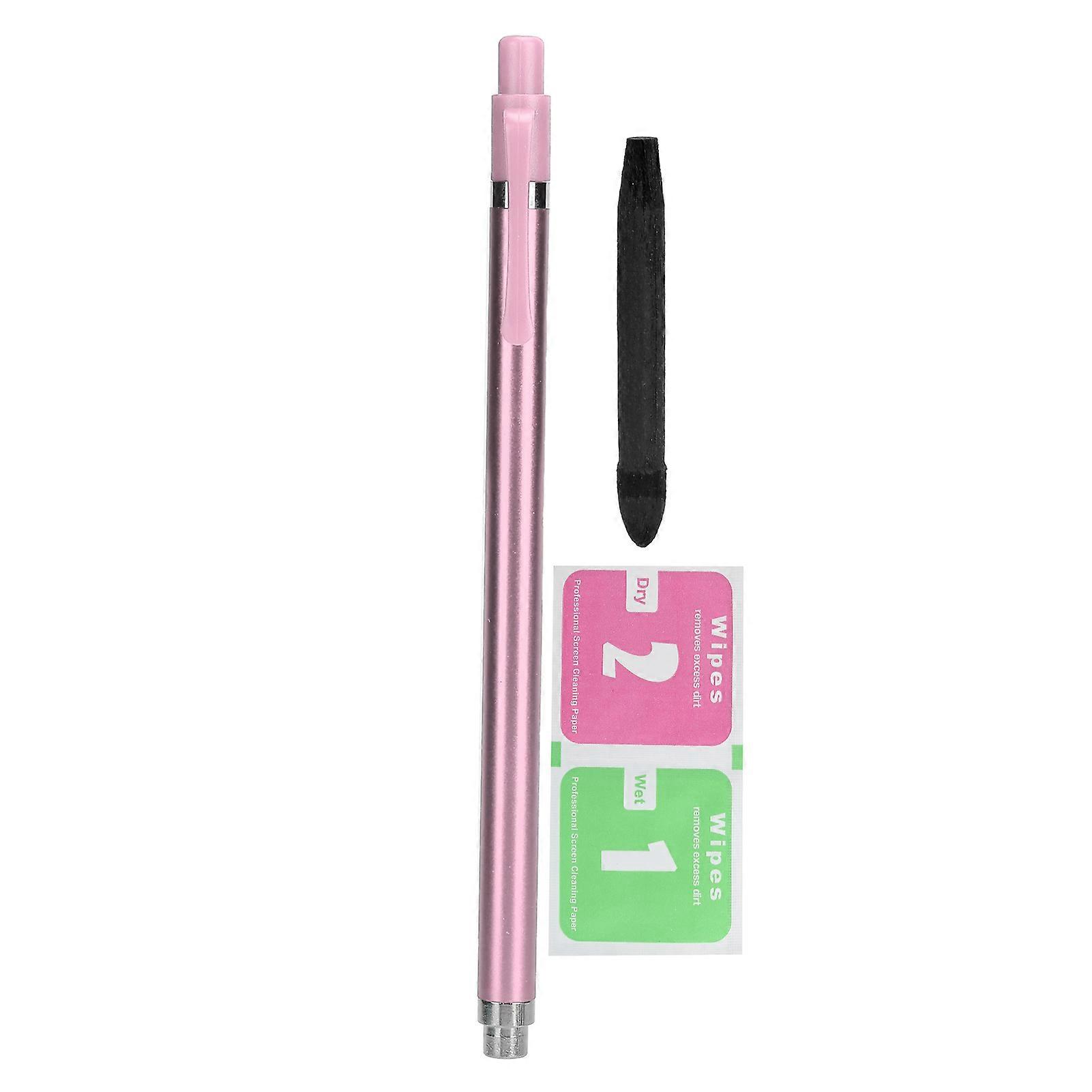 Portable Capacitive Stylus Pen for Touch Screens, for iOS, Samsung and Huawei Phones, Pink