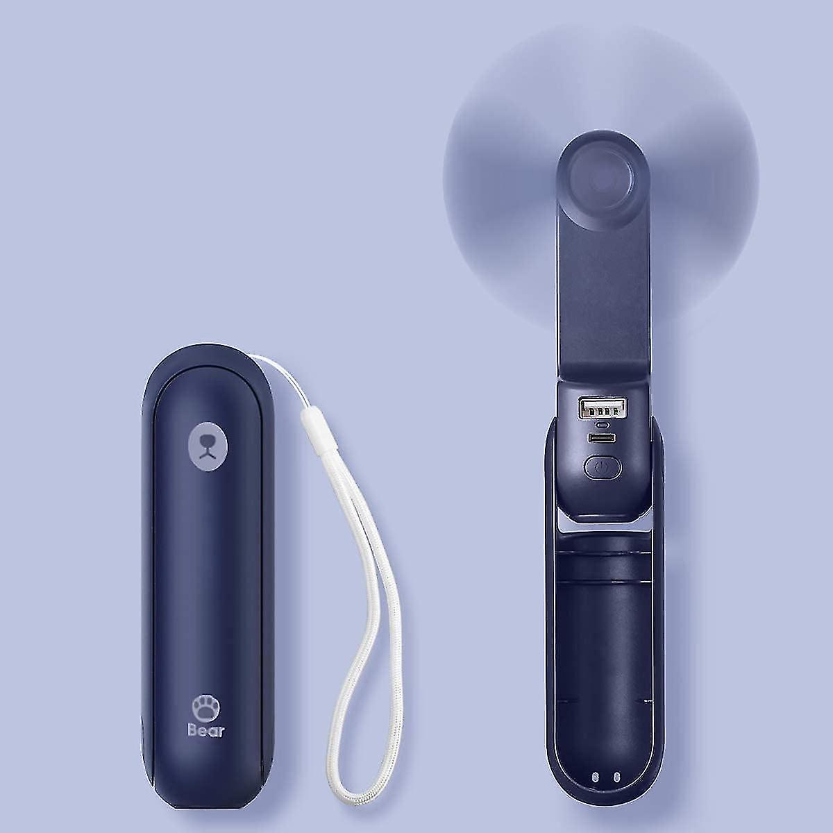 Portable Hand Fans for Outdoor Use - Blue