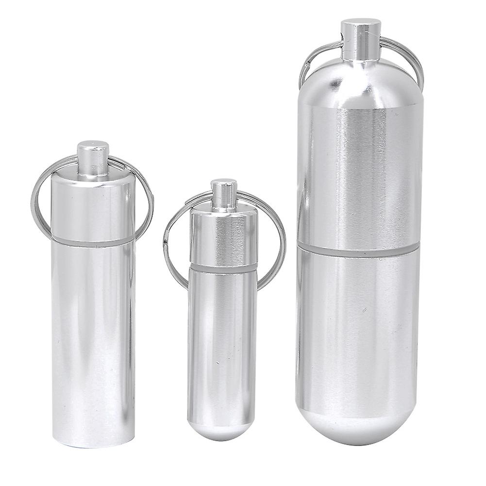 3 szt pigułka może utlenianie kolorowy stop aluminium przenośny pojemnik uszczelniający