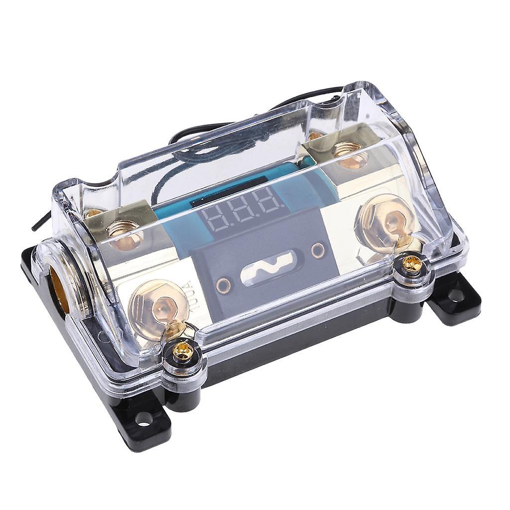 Car Speaker Digital Fuse 100A 1 Way Distribution Holder Gold Plate Durable