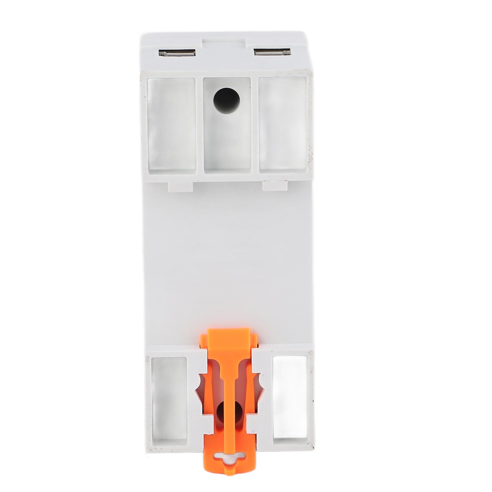Over Under Voltage Protective Device Digital Display Auto Recovery Adjustable Protector DIN Rail Mount 80A 2P