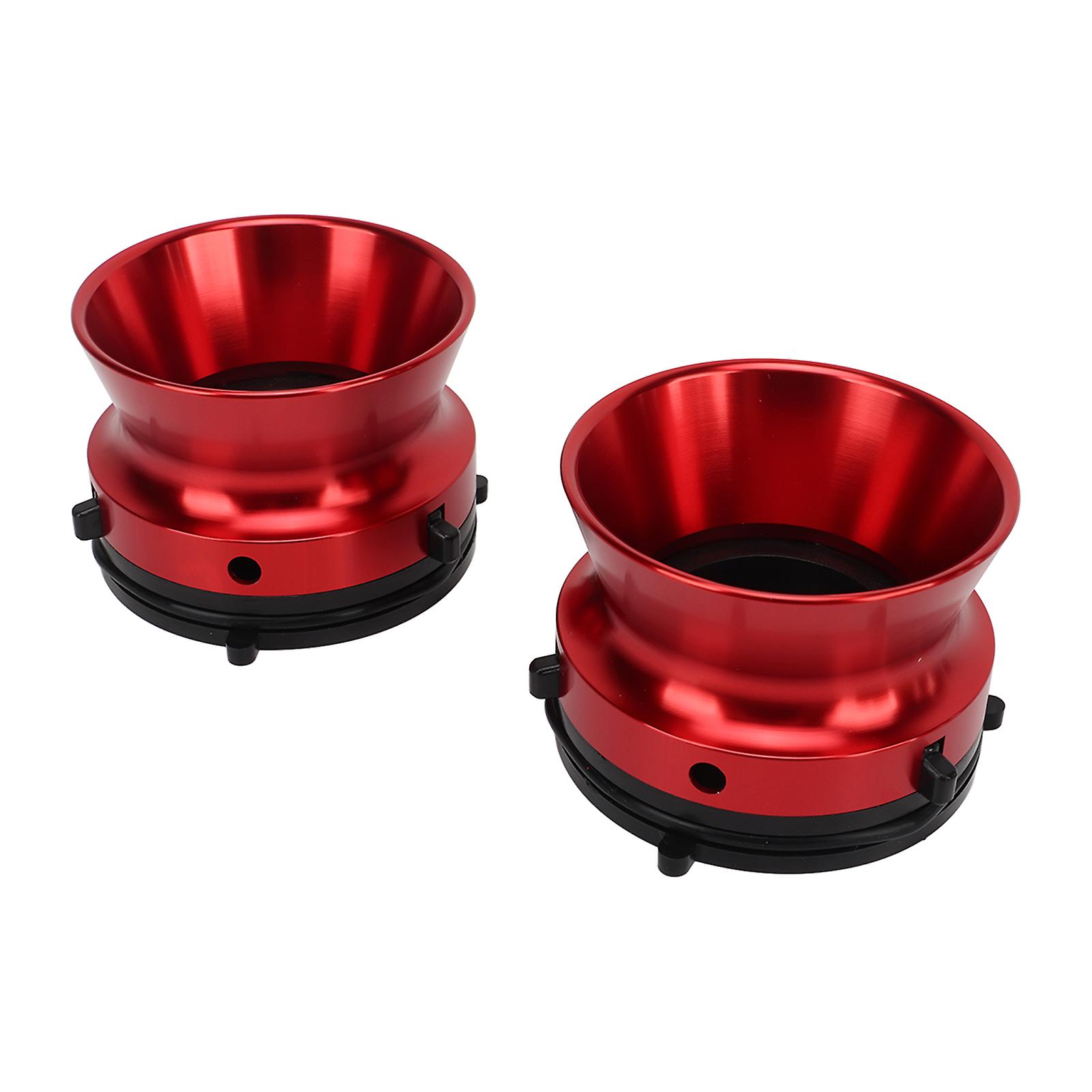1 Pair Nab Hub Adapter Polished Aluminium Alloy 10in Opener Universal Loading Device Red