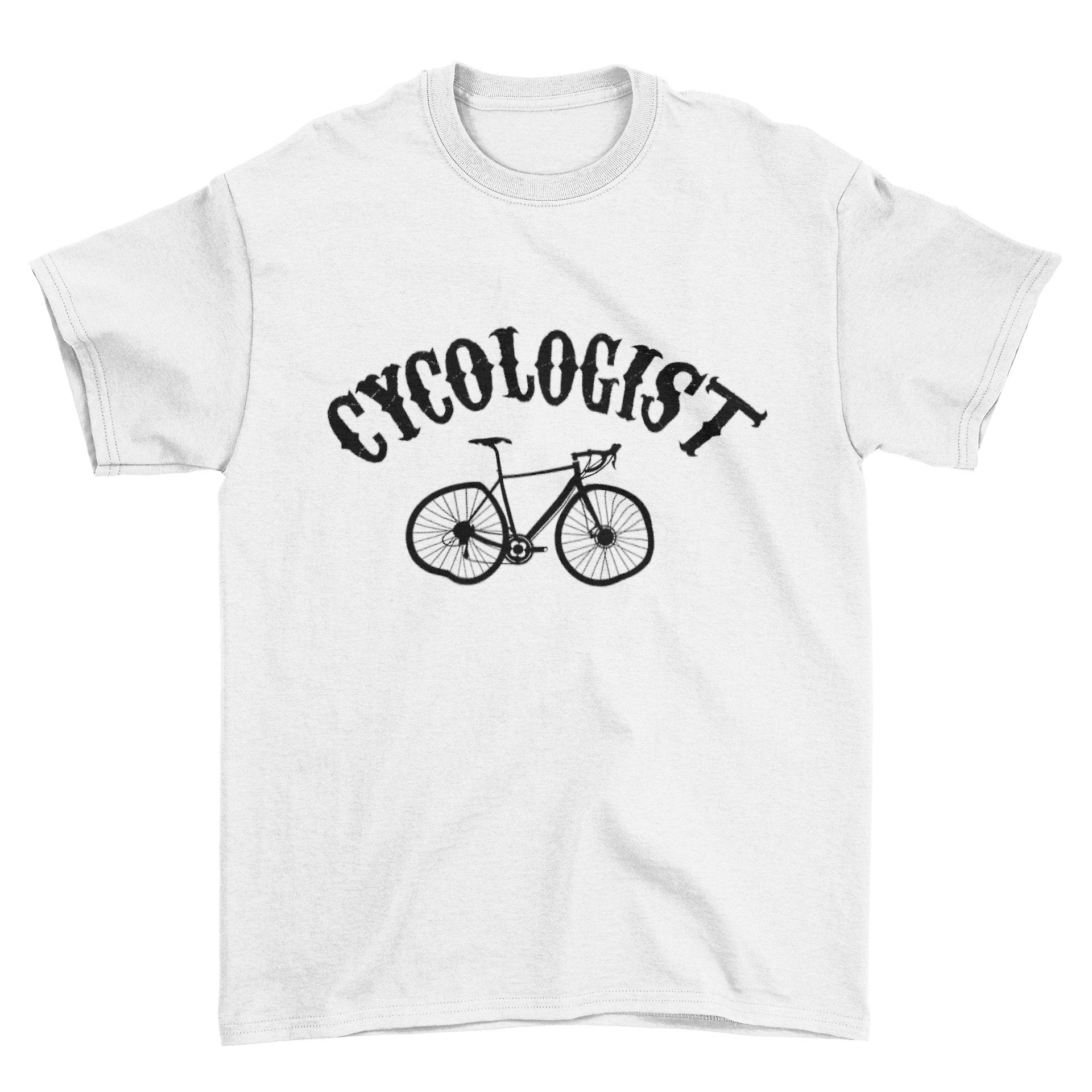 Funny Cycling T Shirt Cycologist Parody Gift For Cyclist Bike Dad Cycle Gift