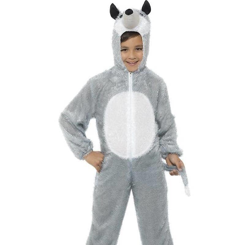 Disfraz de Lobo Niños Gris Blanco 30788