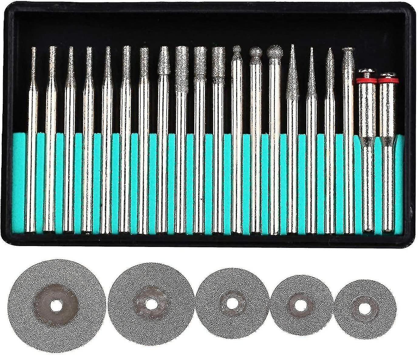 Diamond Cutting Disc Set - Assorted Cutters for Dremel, Proxxon Mul