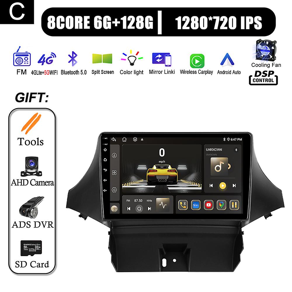 9" Android 13 For Chevrolet Orlando 2010 - 2018 Car Radio Multimedia Video Player Navigation GPS intelligent system WIFI NO 2DIN