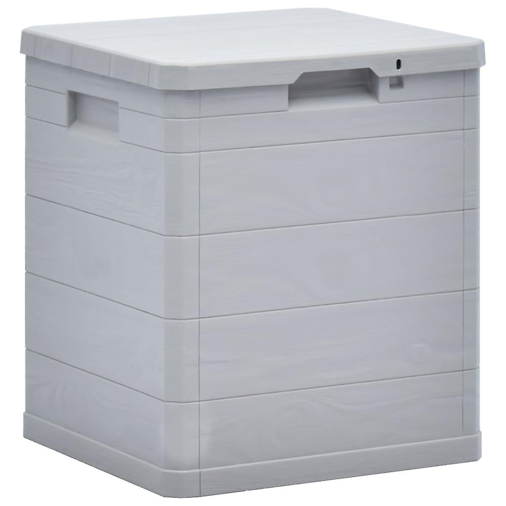 Garden Storage Box 90 L Light Grey Storage Deck Boxes