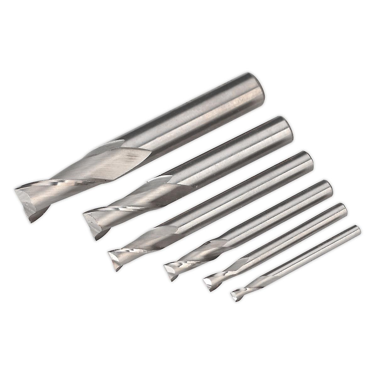 Sealey Sm2503Emset Hss End Mill Set Mt2