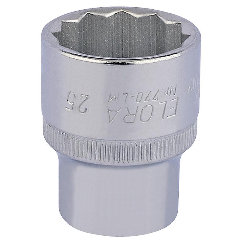 Draper 24707 25mm 1/2 Square Drive Elora Bi-Hexagon Socket