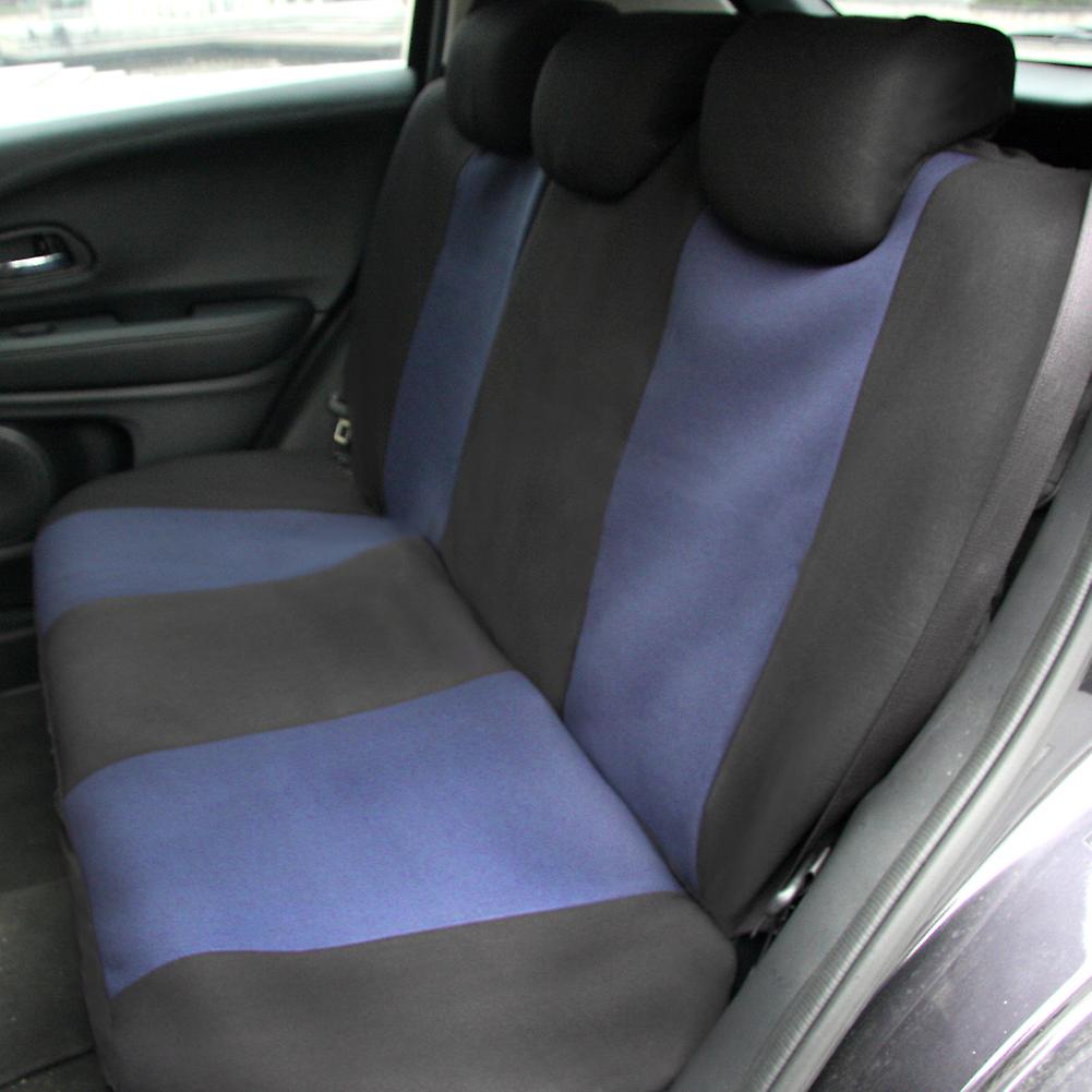Universal Car Seat Cover Set 9pcs Front Seat Back Seat Headrest Cover Mesh Black And Blue Red Grey Optional For Toyota Opel Etc