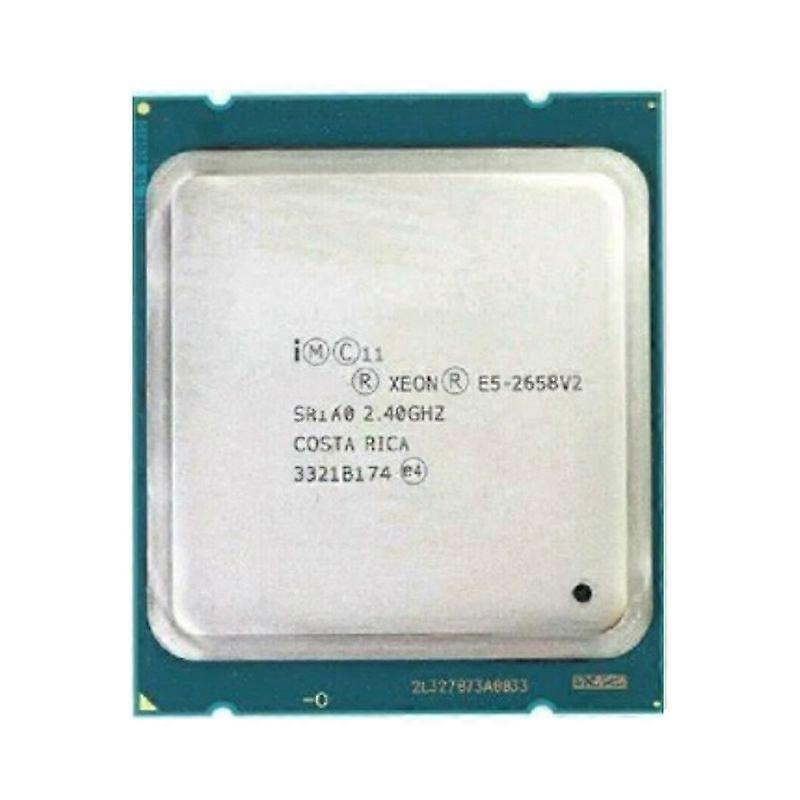 Xeon E5-2658V2 CPU - Socket LGA 2011 12 Cores 24 Threads 2.4GHz 30MB L3 Cache 115W.