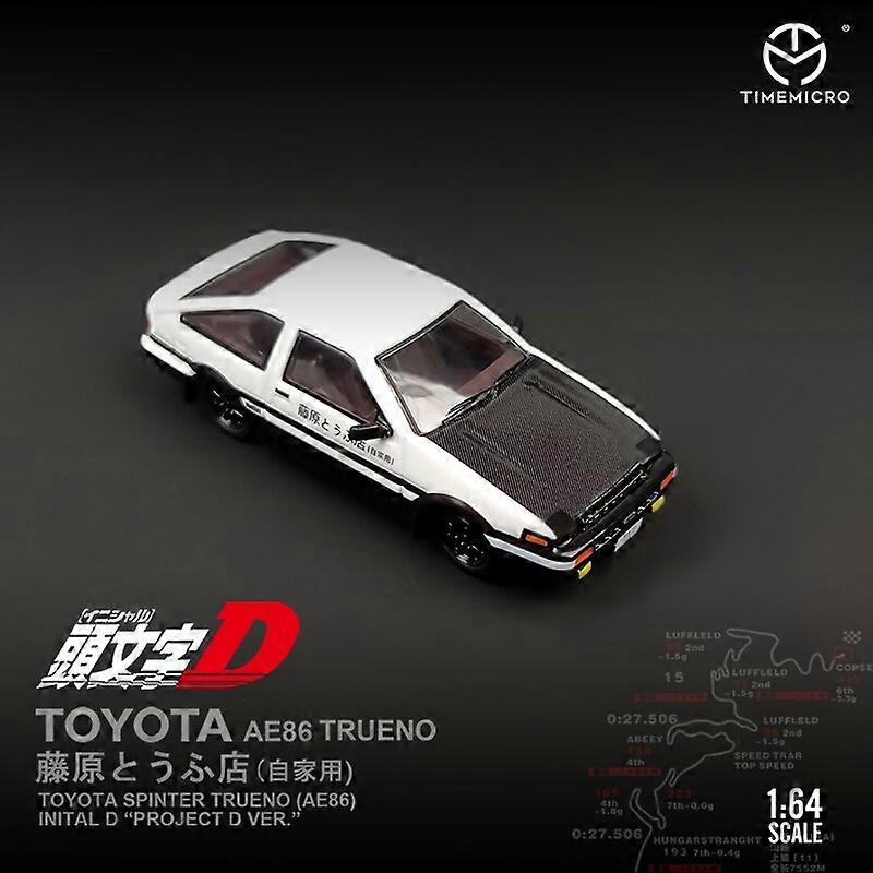 TM 1/64 Dream AE86 Mazda RX-7 Diecast Model Car Toy Cars