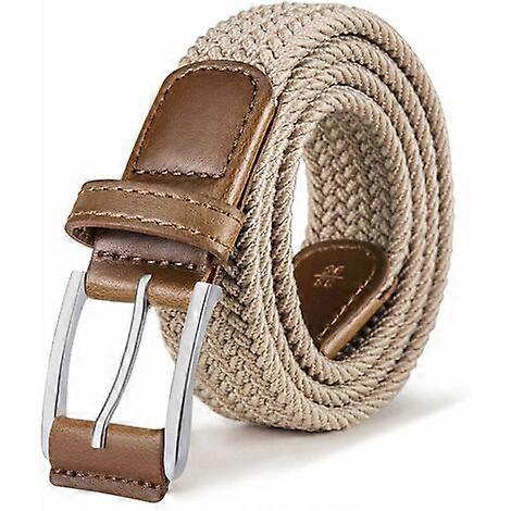 Cinto Elástico Tecido para Homens e Mulheres - Cinto Elástico Trançado Multicores