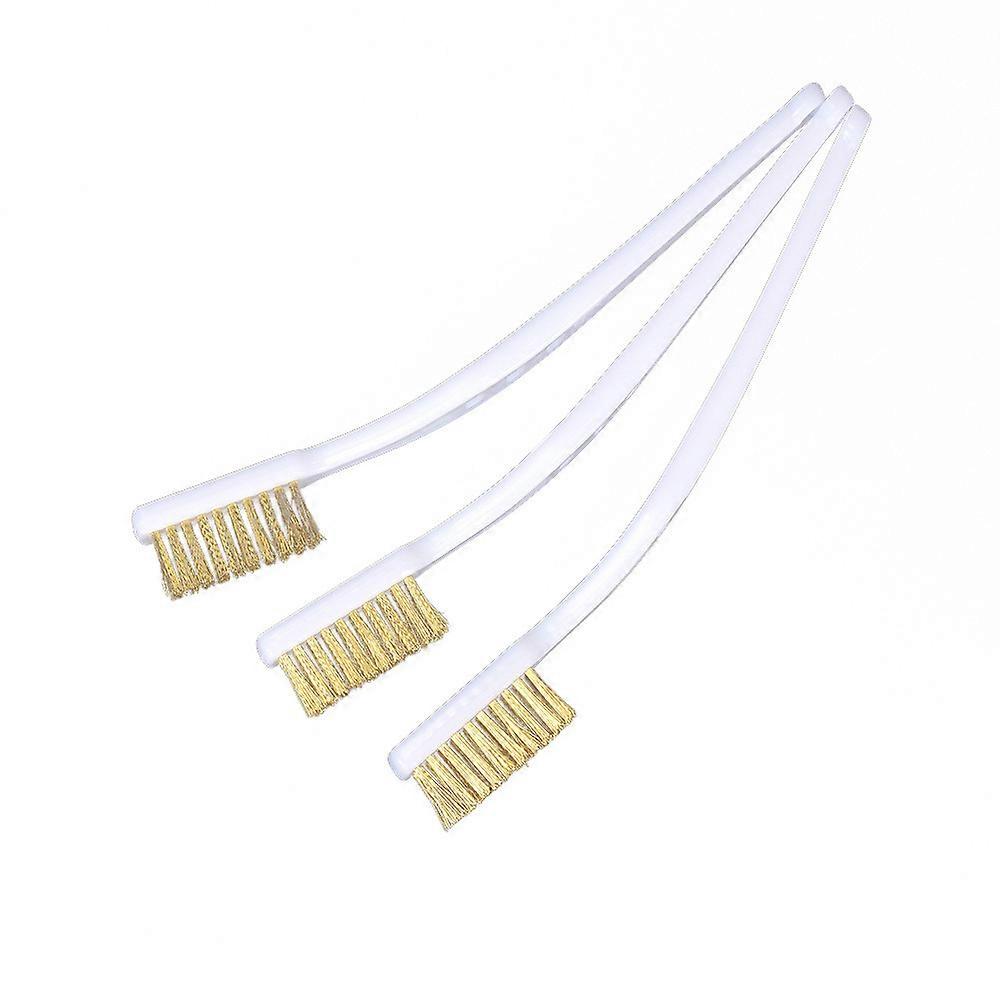 2PCS Brass Wire Brushes, Mini Cleaning Brush for Removing Rust Stains