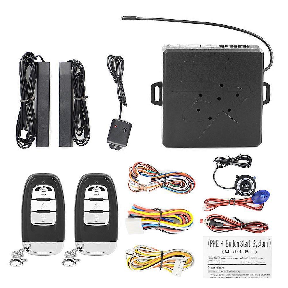 2022 High Car Key Systems Key blade Quality  Alarm Remote Control  less Entry Engine Start Alarm System Push Button Remote Starter Stop Auto