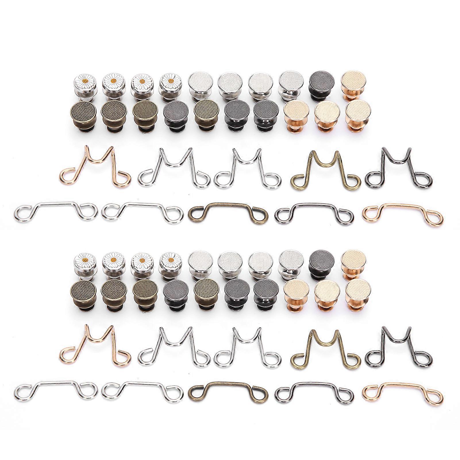 Extension de boucle de taille réglable ensemble Remplacement du bouton d’extension de taille en jean pour pantalon ample