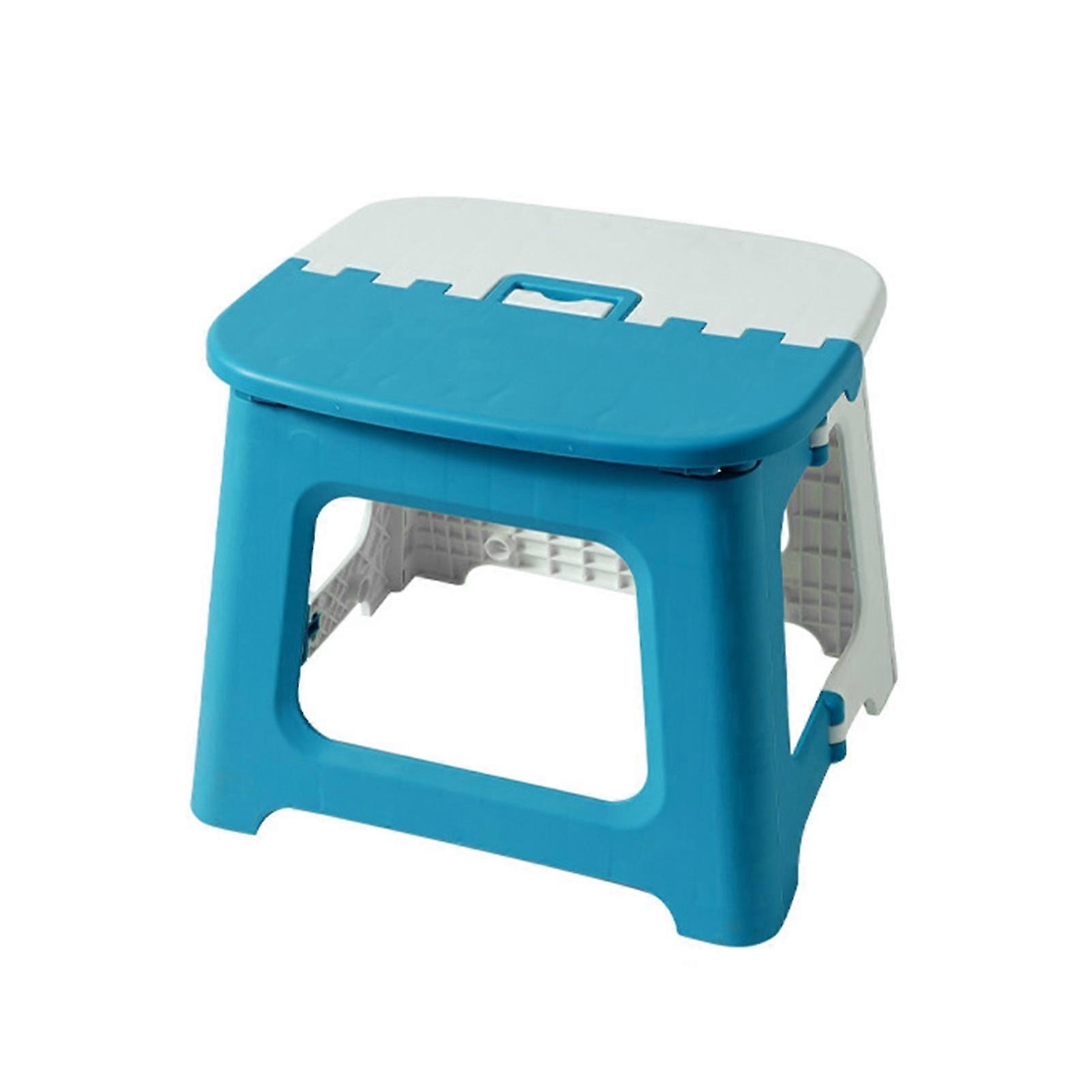 Folding Stool Stable Structure with Handle Good Load Capacity Portable Camping Hiking Stool Home Supply