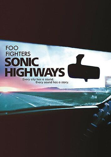 Foo Fighters Sonic Highways DVD (2015) Dave Grohl cert E 4 discs NEW - Region 2