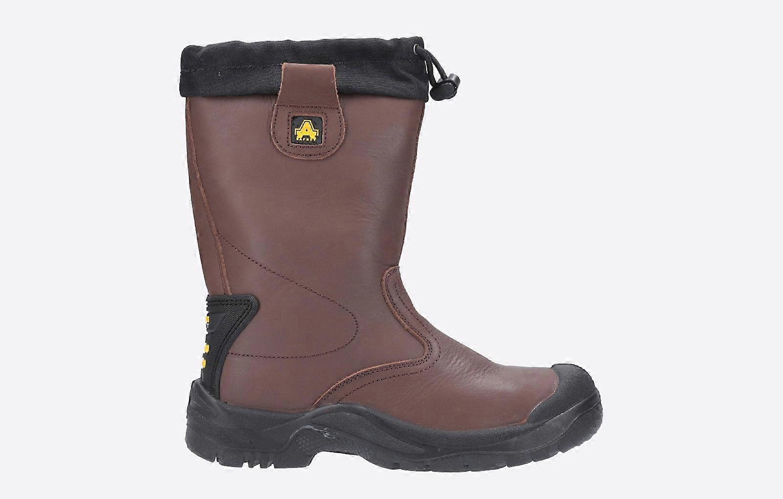 Amblers Safety FS245 WATERPROOF Rigger Boots Brown