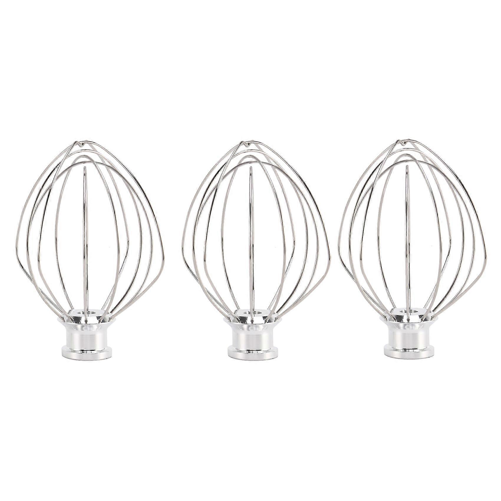 3PCS Whisk Replacement Attachment for Tilt-Head Stand Mixer, K45WW Wire Whip Beater for Egg Heavy C
