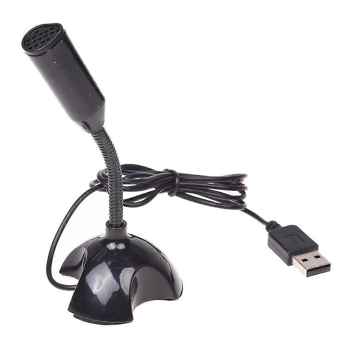 Microphone USB Web Micro flexible antibruit pour ordinateur portable Pc Support