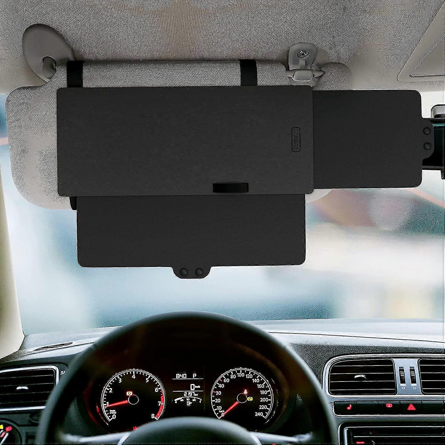sun visor sunshade extender for car, side window sun visor extender windshield sunshade and uv rays blocker