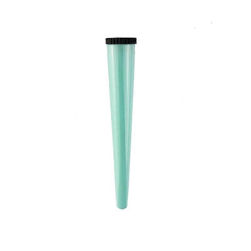 Bleu-vert 112mm Plastique conique scellé Horn Tube Rolling Cigarette Storage