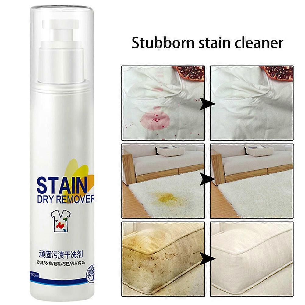 150ml Cleaner Sprayer Dry Cleaner Easily Remove Stubborn Stains on Shoes Clothes Sofa Suitable