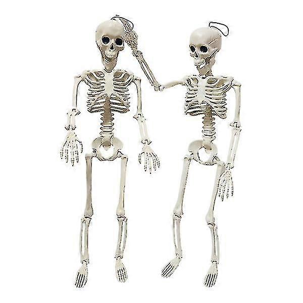 2pcs Halloween Skeleton Halloween Landscape Prop Human Skeleton Model Bones Model