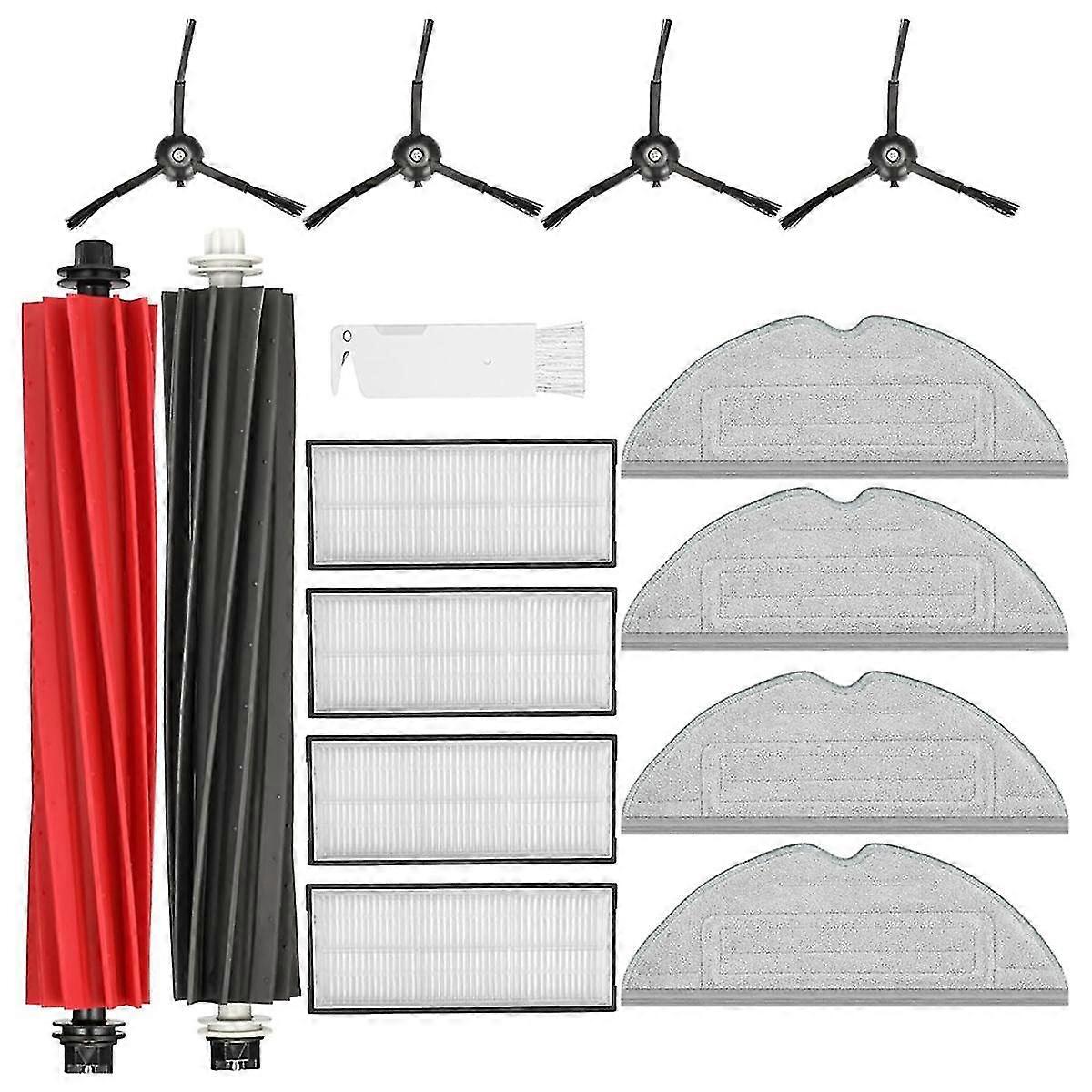 For S8 / S8+ Robot Vacuum Cleaner Main Side Brushes Hepa Filters Mop Cloth Washable Accessory Set