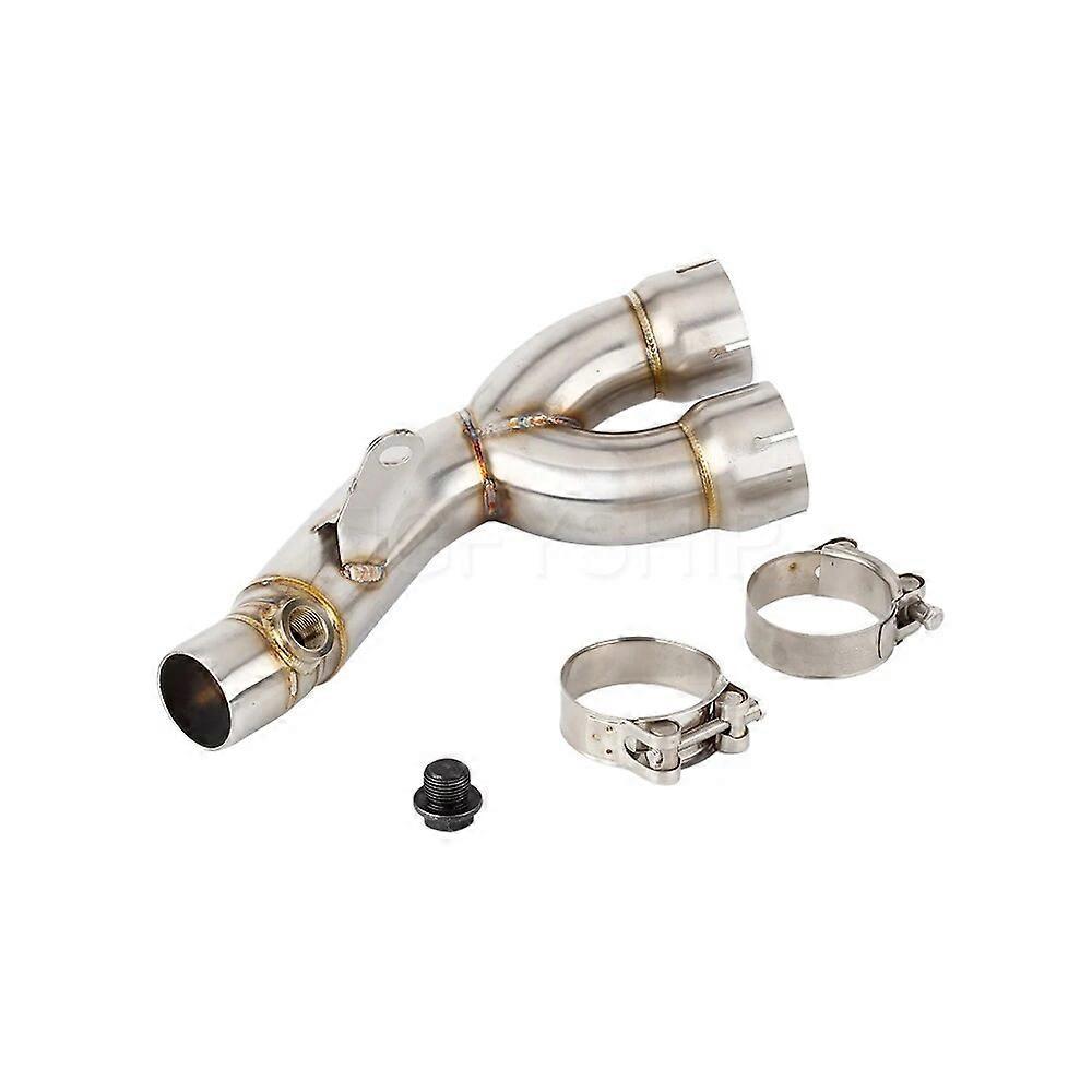 For Yamaha R6 2006 to 2019 2020 2021 2022 2023 YZFR6 YZF-R6 YZF R6 Escape Motorcycle Exhaust Middle Link Pipe Slip-on