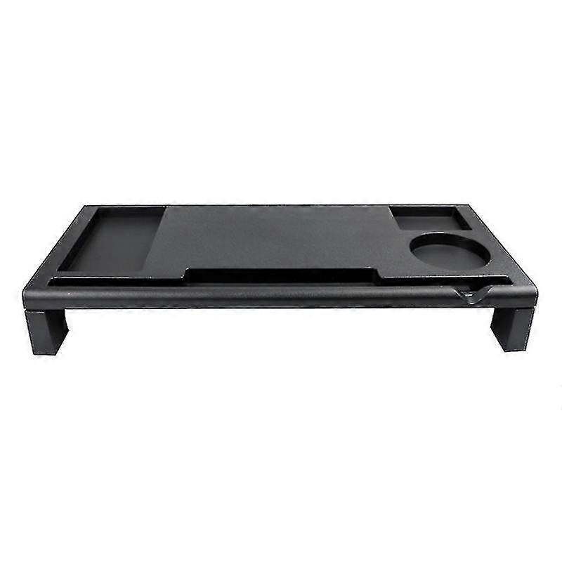 Multifunction Abs Computer Monitor Stand Riser Ergonomic Design Storage Shelf