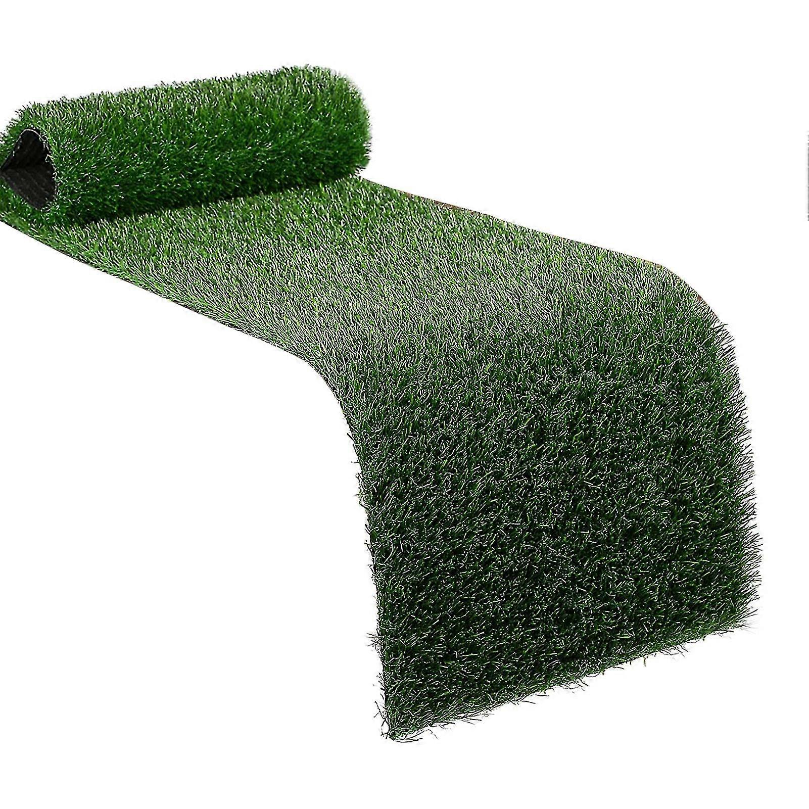 Mengxi Anti-slip Table Runner High Simulation Pp Heat Insulated Artificial Grass Dining Tablecloth Wedding Decor