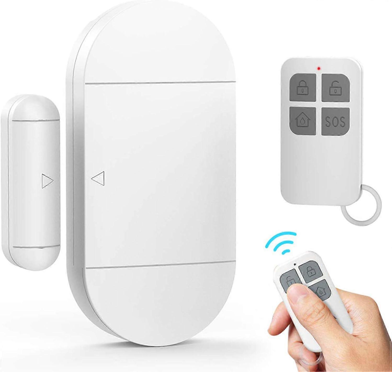130dB Wireless Door and Window Alarm with Remote Control, Anti-Theft Anti-Intrusion Magnetic Sensor for Home Security System
