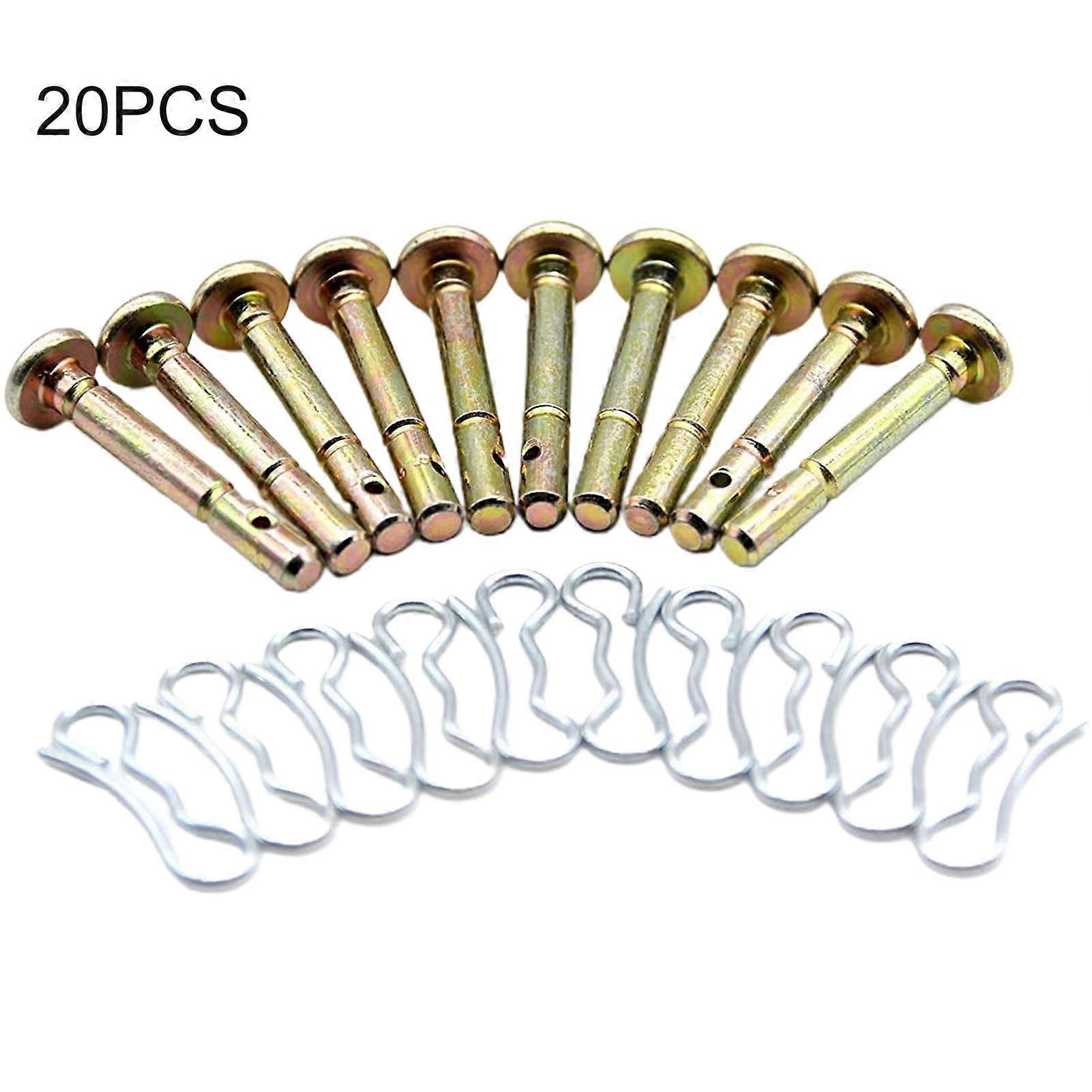 20Pcs Shear Pin Kit High Density Anti-bending Metal Pins Kit Fits SnowBlowers Replaces for Snow Blower KAESI