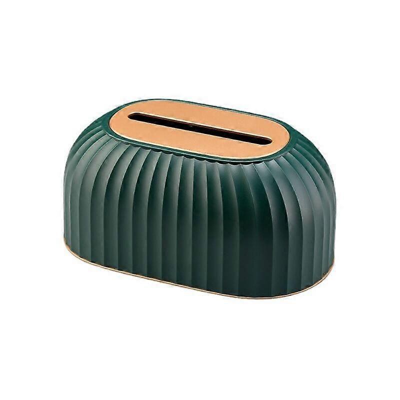 Tissue Box, Paper Box Dining Table Coffee Table Storage Box, Green