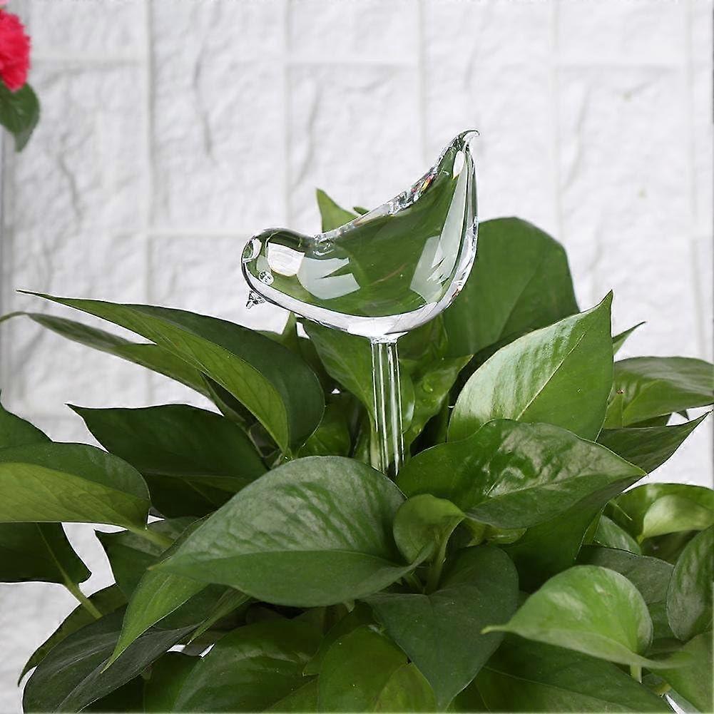 Automatic Watering Planter for Indoor Plants Flowers Automatic Watering Devices Automatic Clear Bird Shaped Glass for Garden Water Conductive Glass