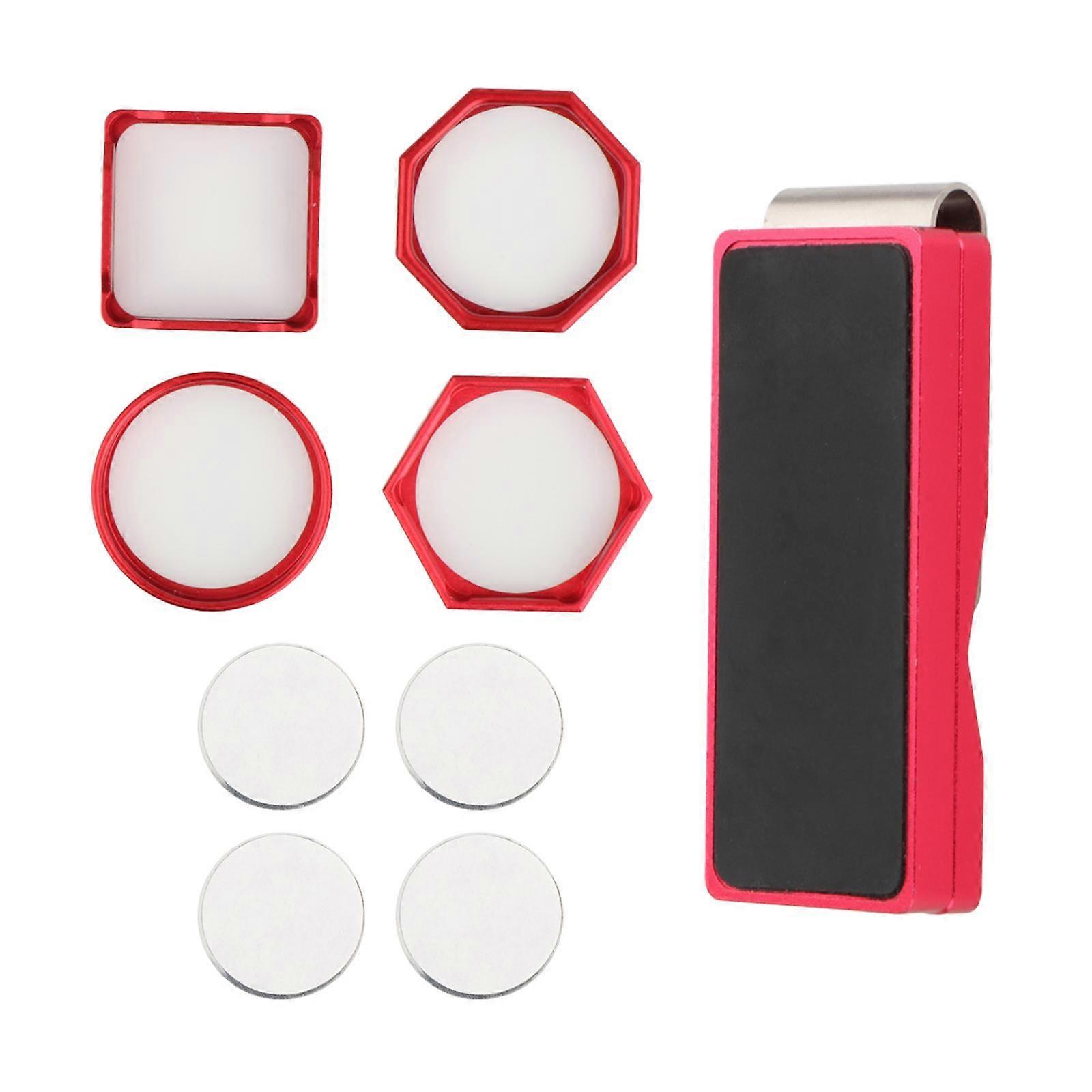 Pool Queue Chalk Holder Billardqueue Queue Zubehör Aluminiumlegierung Magnetisch Grün