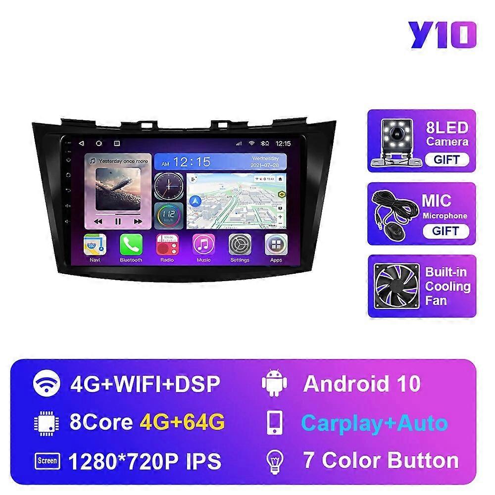 Autoradio Suzuki Swift 2011-2015 Autoradio 2din multimediasoitin navigointi GPS auton stereo Android Auto BT No 2din