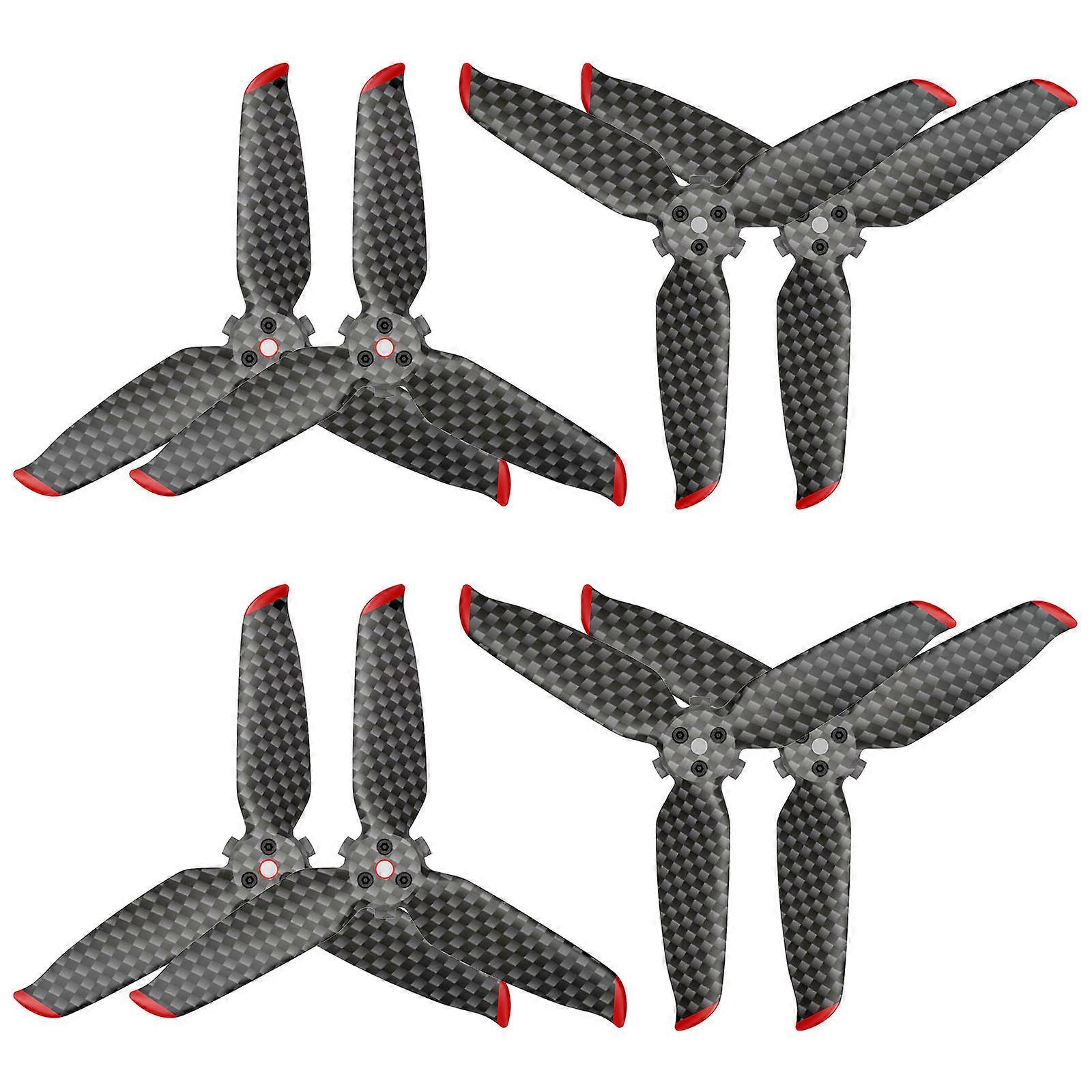 Carbon fiber propeller for DJI FPV 5328s, light, hard and durable propellers, low noise foldable accessories, blades