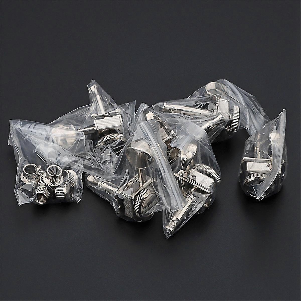 6pcs Guitar Locking Tuners Left-Handed Locking Guitar Tuning Pegs Instrument Accessories