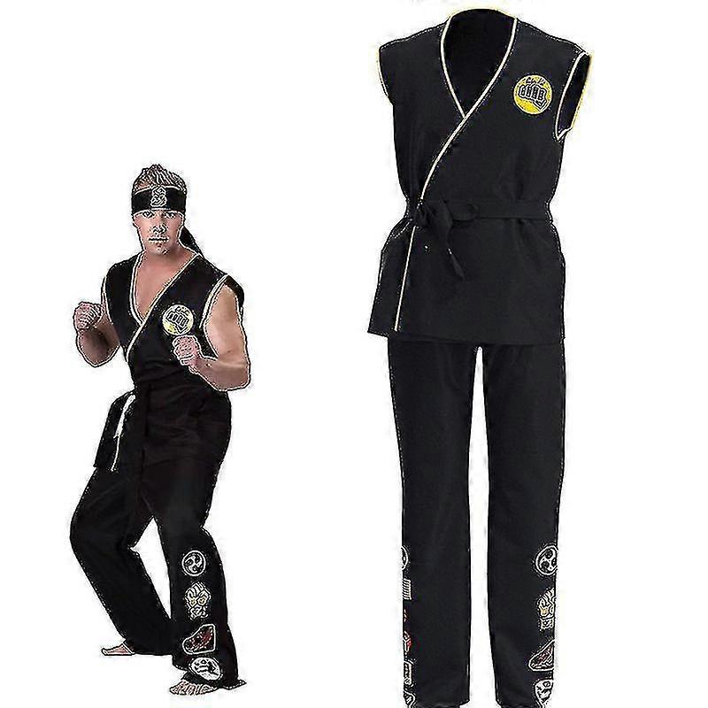 Anime Game Kof Costume Cobra Kai Val Armor Karate Uniform