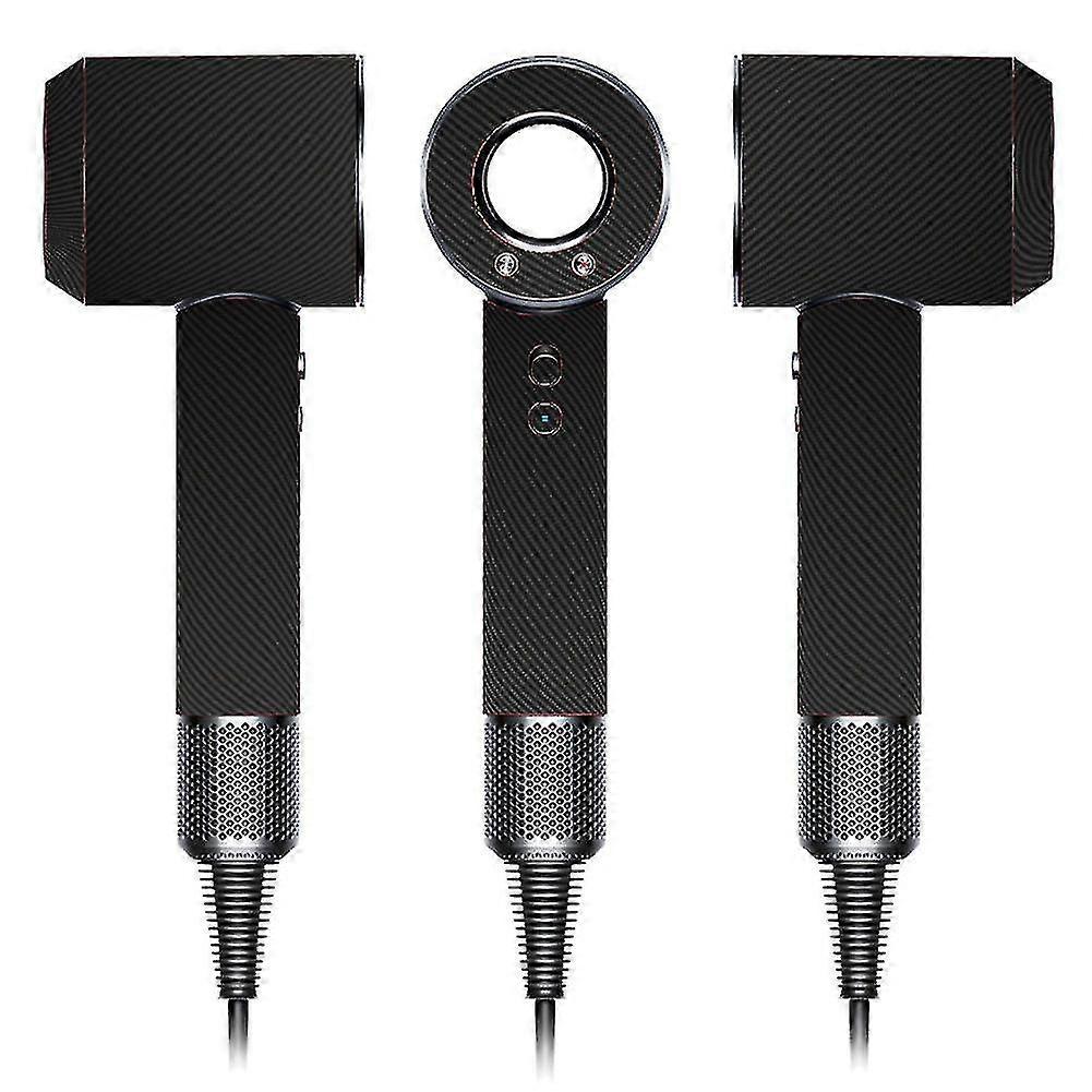 Hårtørrer kulfiber klistermærke til sort dyson