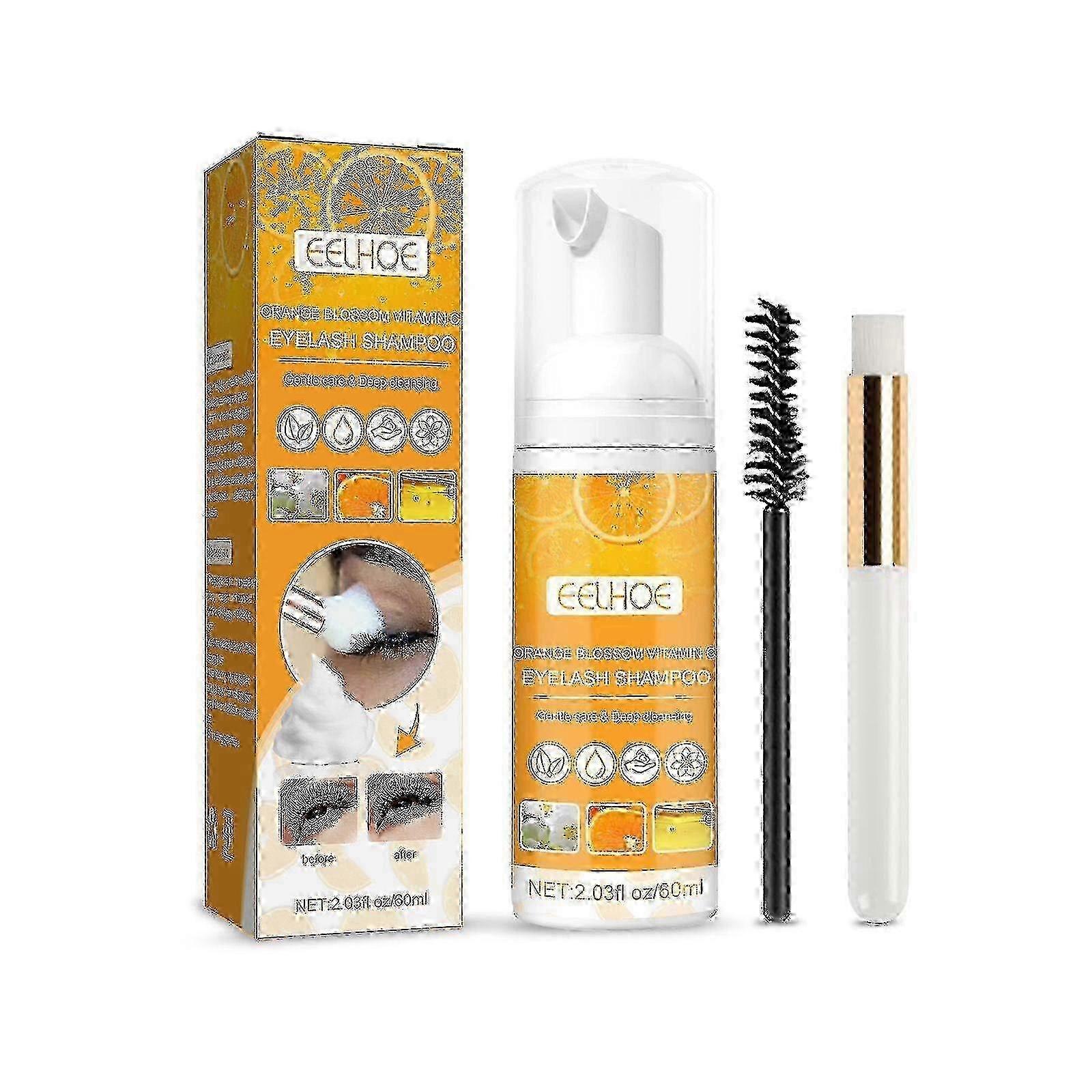 Vc Extension de cils Nettoyage Mousse Cils Greffés Nettoyage des bulles Beauté liquide Cils Nettoyage des yeux -